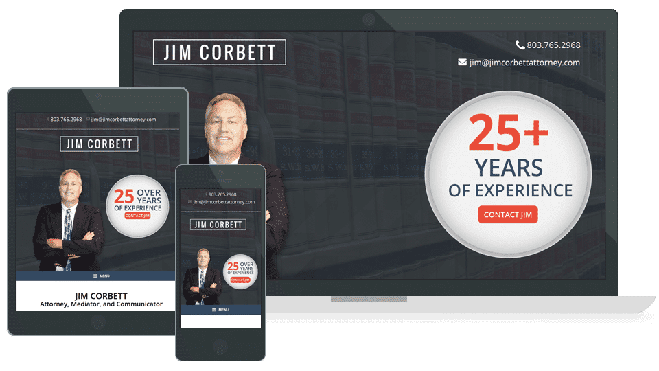 Jim Corbett Attorney Website Columbia, SC