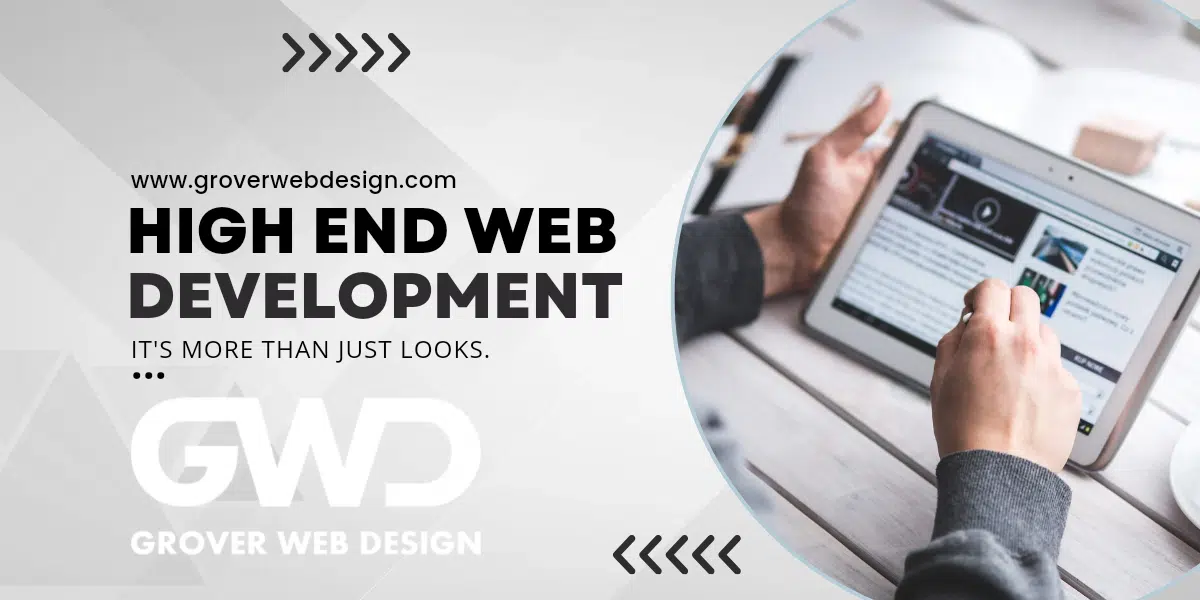 High end_Web development_blog cover