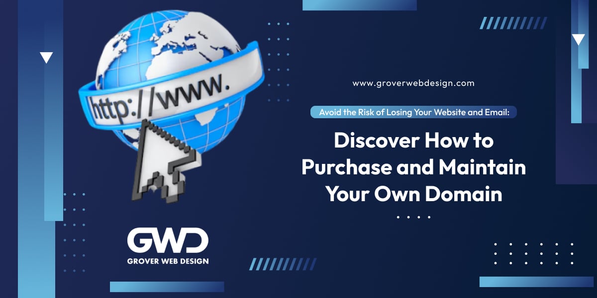 Discover How to Purchase and Maintain Your Own Domain (banner )