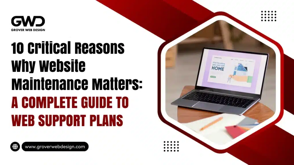 10 Critical Reasons Why Website Maintenance Matters: A Complete Guide to Web Support Plans