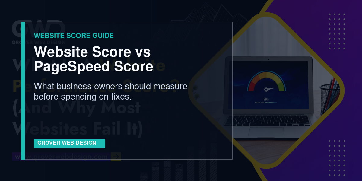Website Score vs PageSpeed Score Feature