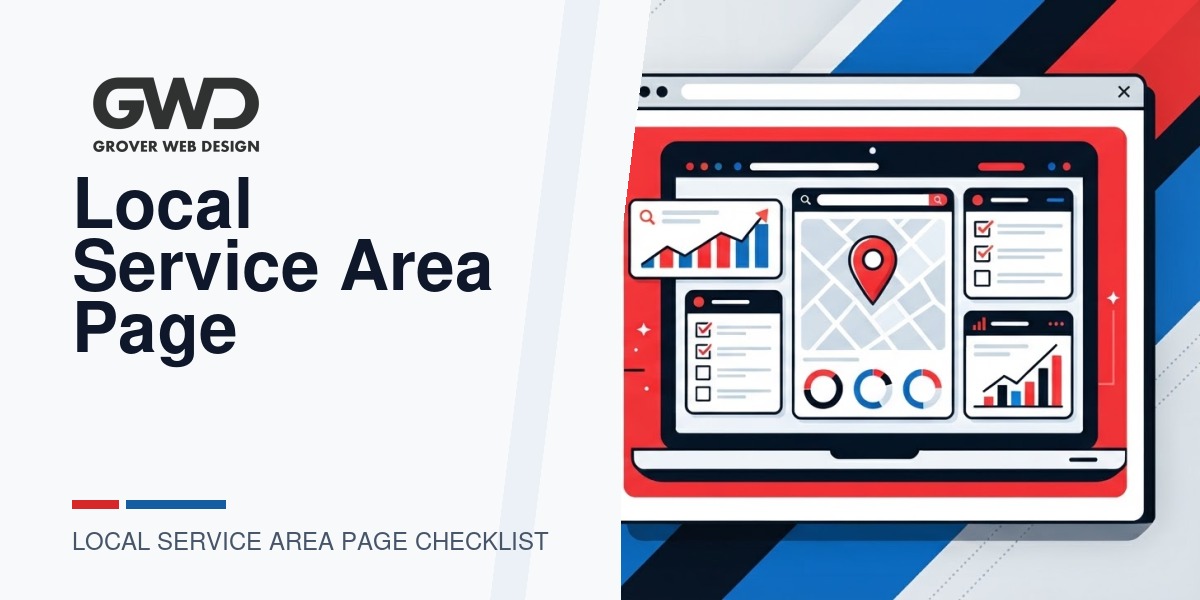 GWD branded featured graphic for local service area page checklist